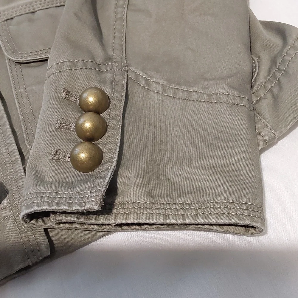 J. Crew Womans Utility/Field Jacket.‎ Light olive green. Sz XS. Excellent cond.